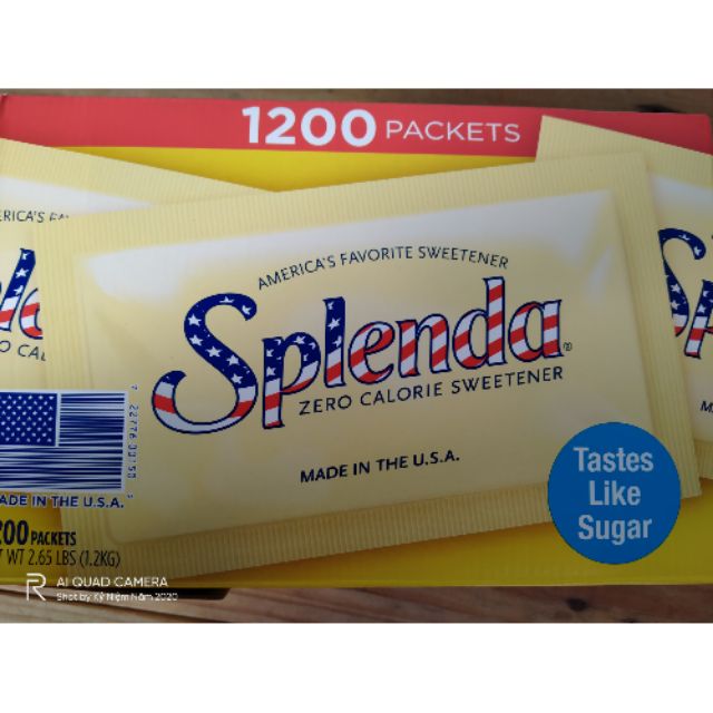 ❤ĐƯỜNG KIÊNG SPLENDA GÓI 1GRAM 50/50GÓI .