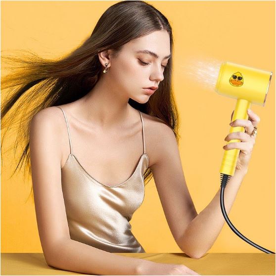 Máy Sấy Tóc Tạo Kiểu 2 Chiều Hình Vịt Vàng Dễ Thương 3 Chế Độ Sấy Nhỏ Gọn Tiện Lợi Khi Đi Du Lịch Có Bảo Hành