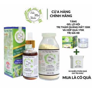 Combo Cao Cấp (Linh Chi Mộc & Tái Tạo Siêu Tốc) Sắc-Mộc-Thiên - Cải Thiện Mụn, Thâm Nám, Tàn Nhang, Sẹo Rỗ