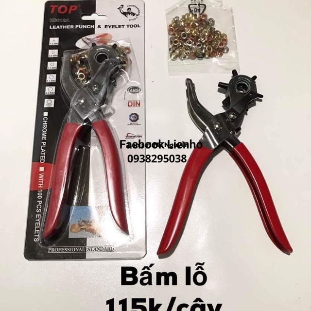 Kềm bấm lỗ handmade