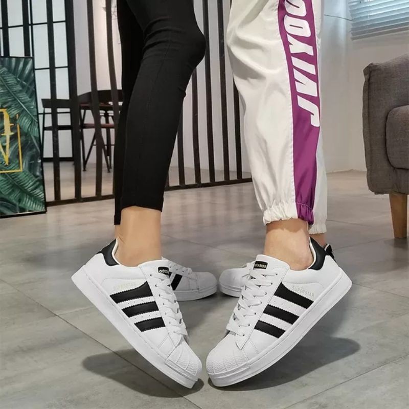 Giày thể thao Sneaker adidas Mũi Sò Tem Vàng Full Box Dành Cho Nam Nữ