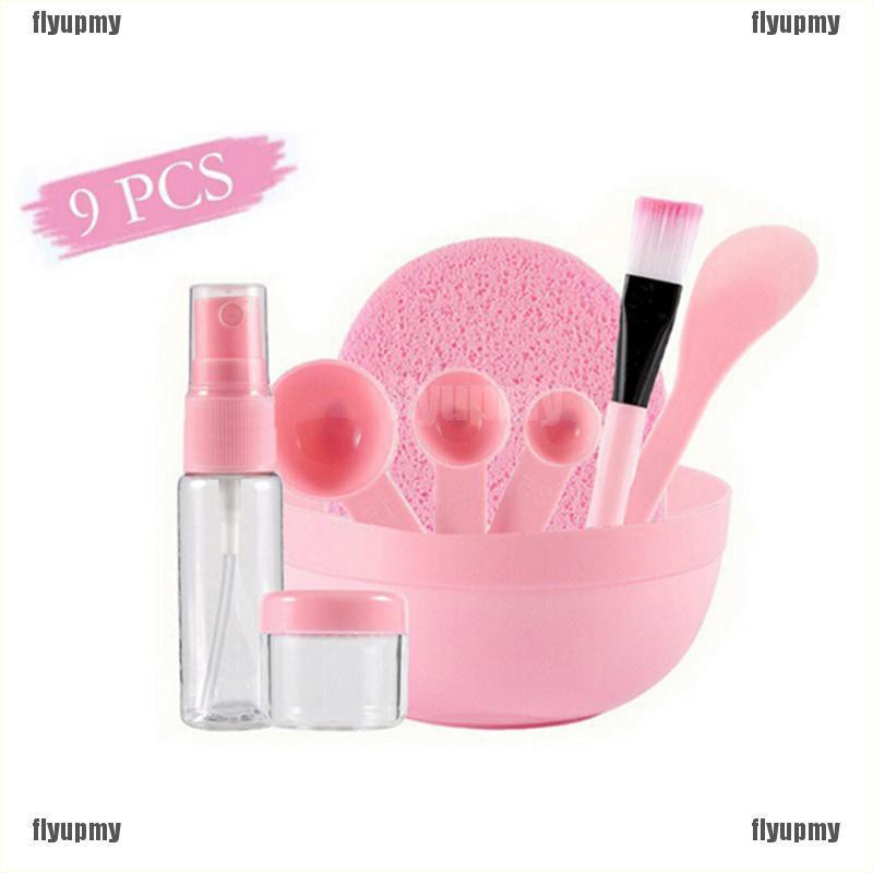 (hàng Mới Về) Bộ Dụng Cụ Đắp Mặt Nạ 9 Món Diy Tiện Dụng | BigBuy360 - bigbuy360.vn