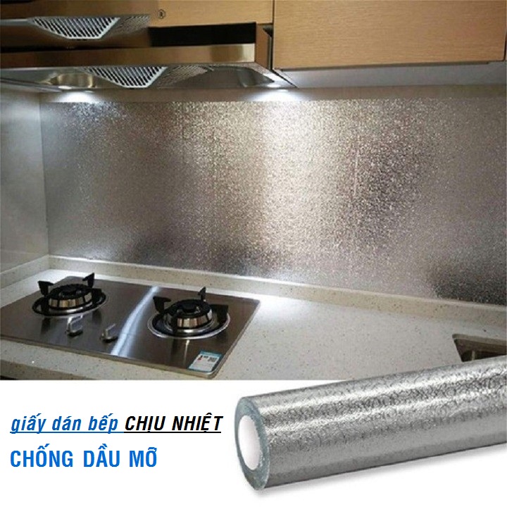 Cuộn 3mét giấy bạc Dán Bếp Chịu Nhiệt chống thấm