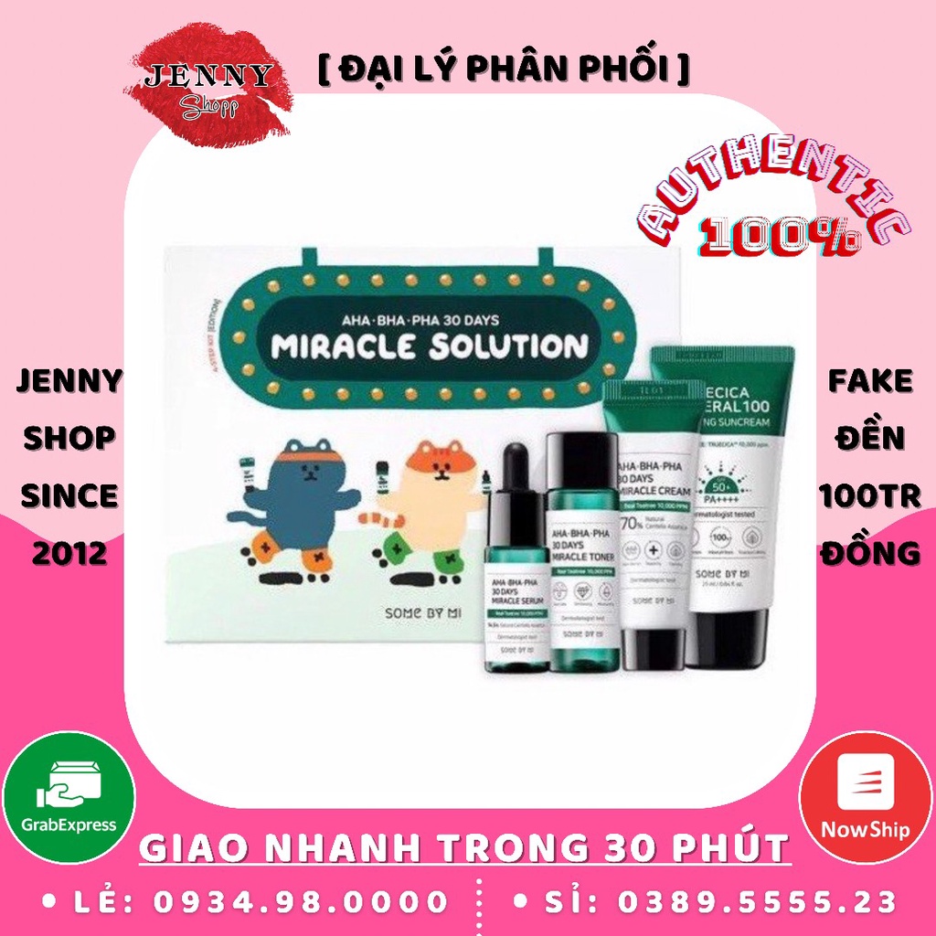 Bộ Dưỡng Da Some By Mi 30 Days Aha-Bha-Pha AC Sos Kit