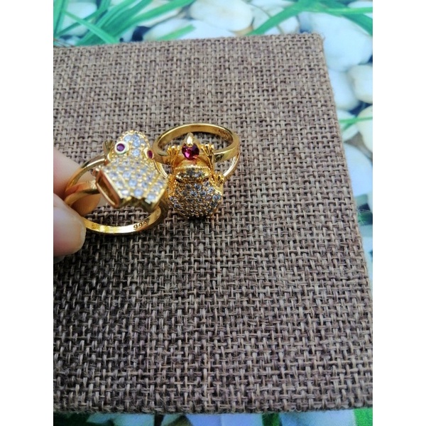 Nhẫn thần tài siêu hút tài lộc. Cụ thần cóc