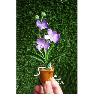 Hoa Đất Sét Mini- Lan Mokara 12cm
