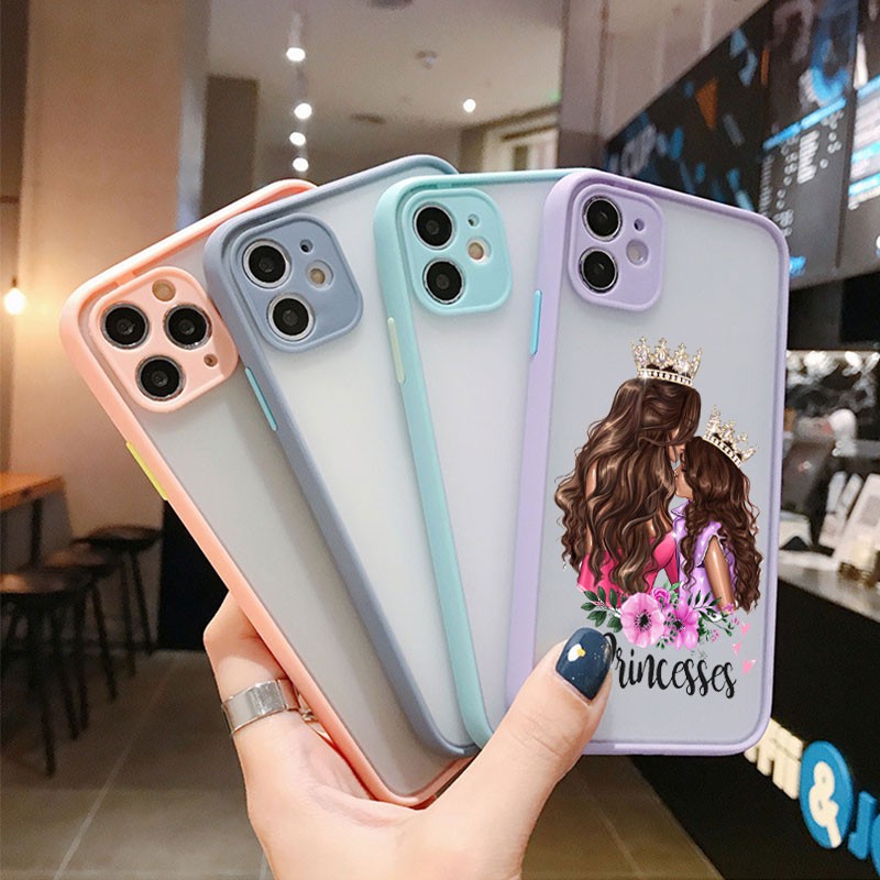 Ốp Điện Thoại Nhựa Cứng Trong Suốt In Hình Gia Đình Nhiều Màu Sắc Cho Iphone 11 Pro Max Iphone11 Iphone11Pro Iphone11Promax