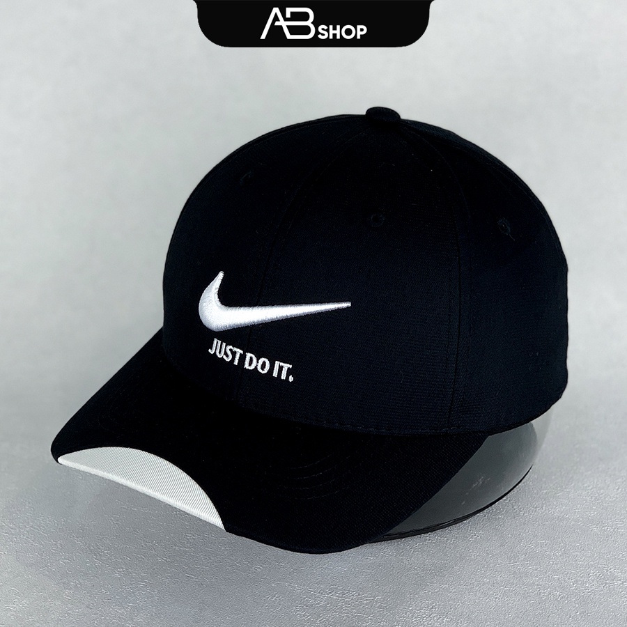 Mũ Lưỡi Trai Nike Cao Cấp Nón Kết Unisex Thời Trang Màu Đen Trắng AB-30183