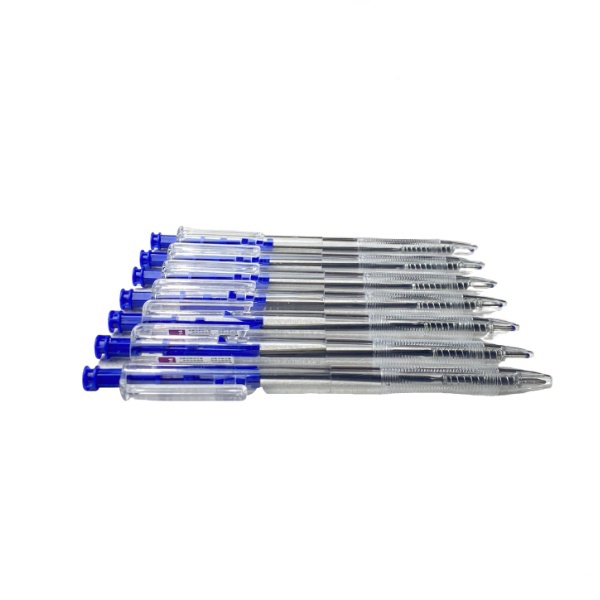 Combo 10 Bút bi xanh BAOKE B14 đầu bấm ngòi 0.7mm bút bi học sinh giá rẻ ANKICO