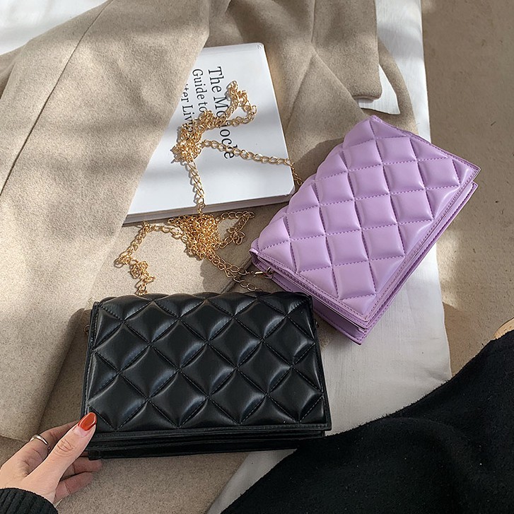 Túi Đeo Chéo Thêu Hoa Thời Trang Hàn Cho Nữ