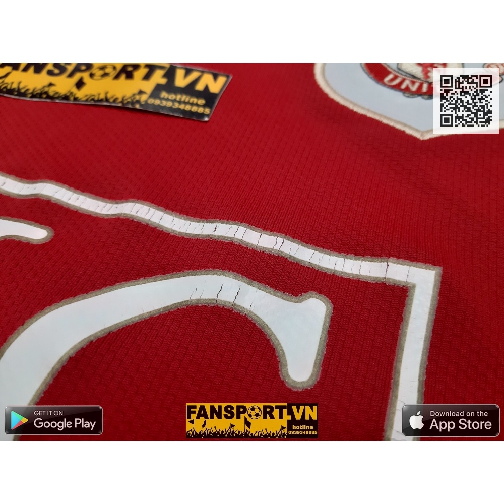 Áo đấu bóng đá Manchester United 2006-2007 home shirt jersey red 146814 Nike