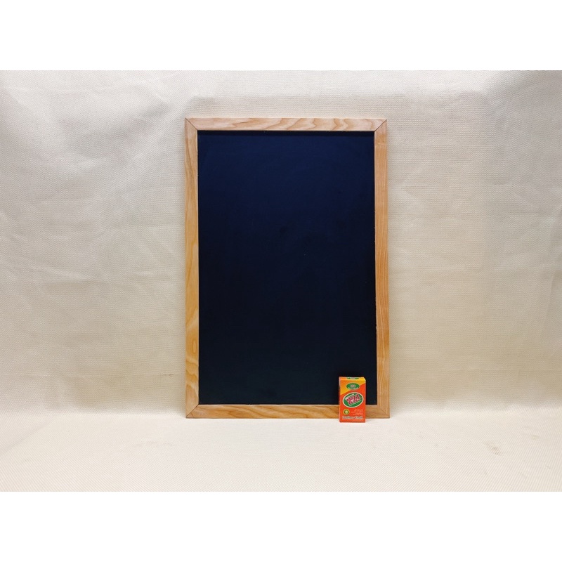 Bảng menu nhà hàng đen viết phấn khung gỗ bền đẹp KT: 60x80cm Tặng hộp phấn, nam châm, bông lau, bút dạ quang