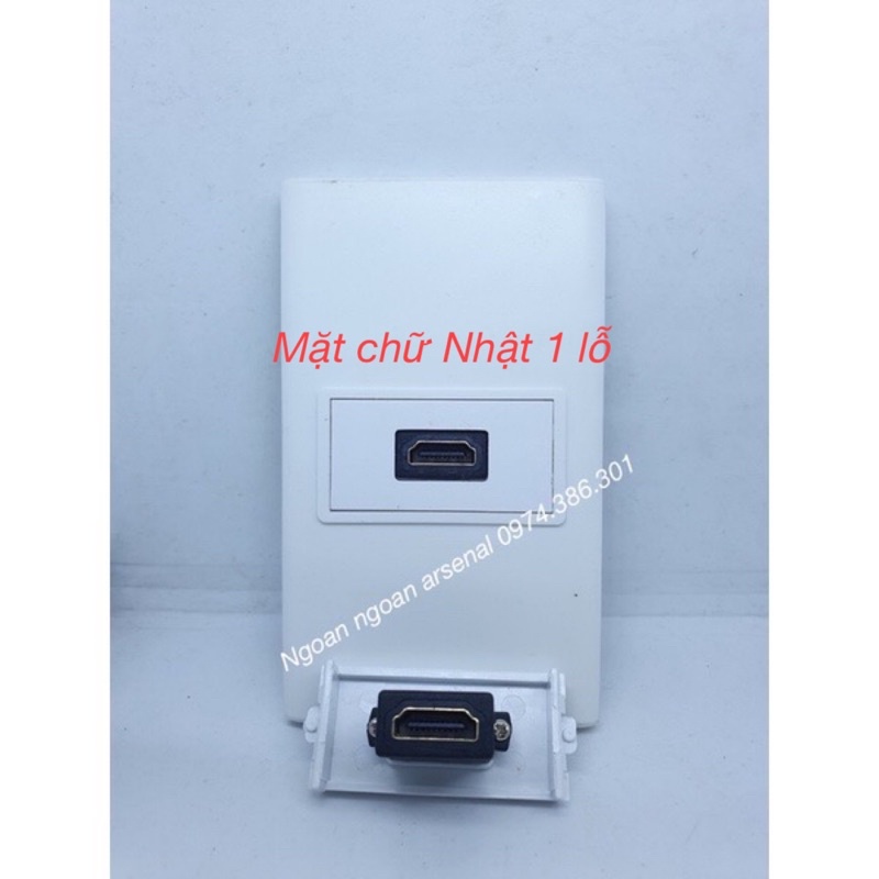 Mặt chữ nhật, mặt vuông bắt ổ tín hiệu USB, HDMI, VGA, RCA...