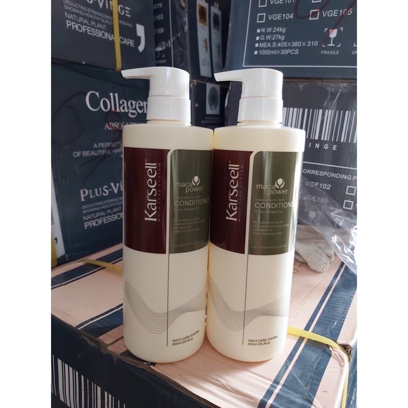 Dầu cặp gội xả karsell 800ml ×2