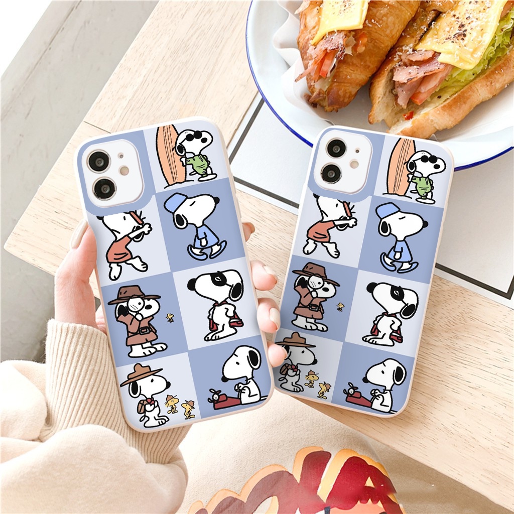 Ốp iphone gấu snoopy dễ thương cho iphone 6/6plus/6s/6splus/7/7plus/8/8plus/x/xr/xs/11/12/13/pro/max/plus/promax