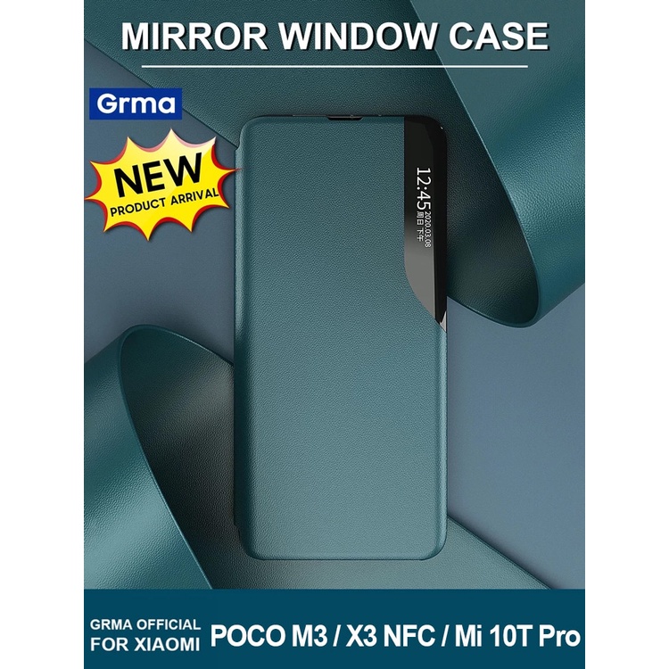 Bao Da Hở View Cho Xiaomi Poco M3 Poco X3 Nfc Mi 10t Pro 10 Pro Ultra Redmi Note 9 S Pro 8t 8 Pro 9a 9c