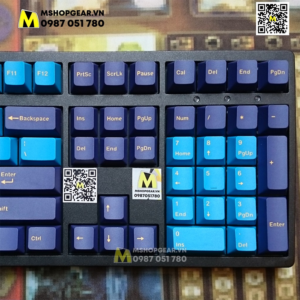 Keycap Parrot clone thick pbt doubleshot oem profile -  Còn 1 set bị xước nút ctrl 1.25u - Giảm giá