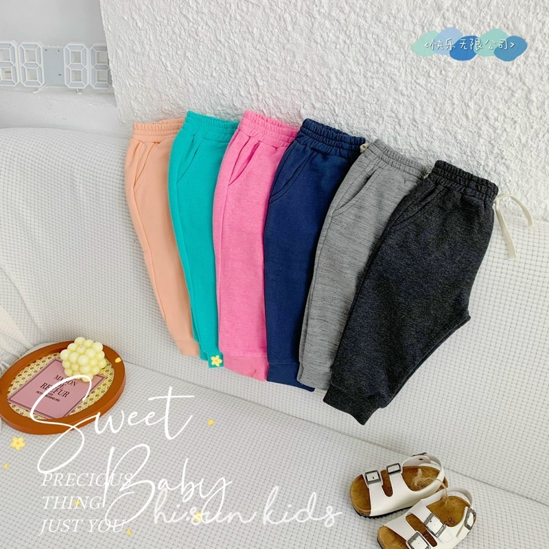 Set 3 quần nỉ Hisun cho bé trai/bé gái