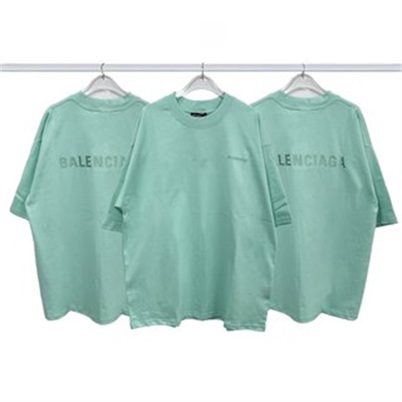 Áo Thun Cotton Tay Ngắn Thêu Chữ BB Cổ Điển Hợp Thời Trang Cho Cặp Đôi