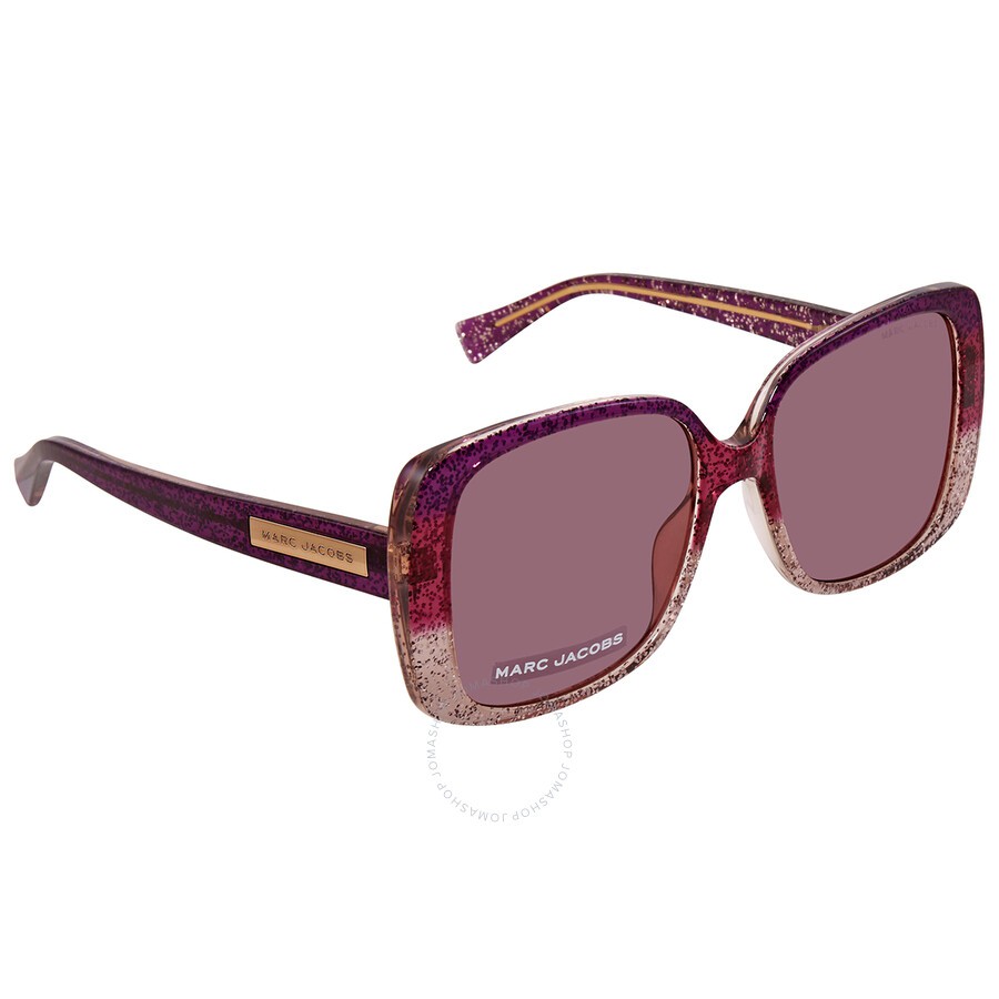 Kính mát Marc Jacobs Burgundy Butterfly Ladies Sunglasses chính hãng