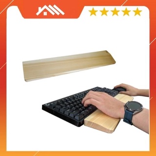 Kê lót tay bàn phím 45cm bằng gỗ tự nhiên chống trượt size Fullsize/ TKL