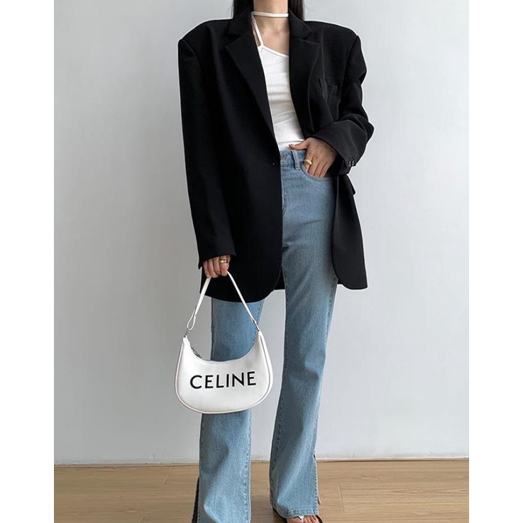 ◇✔☃Áo khoác vest nữ màu đen thời trang xuân thu