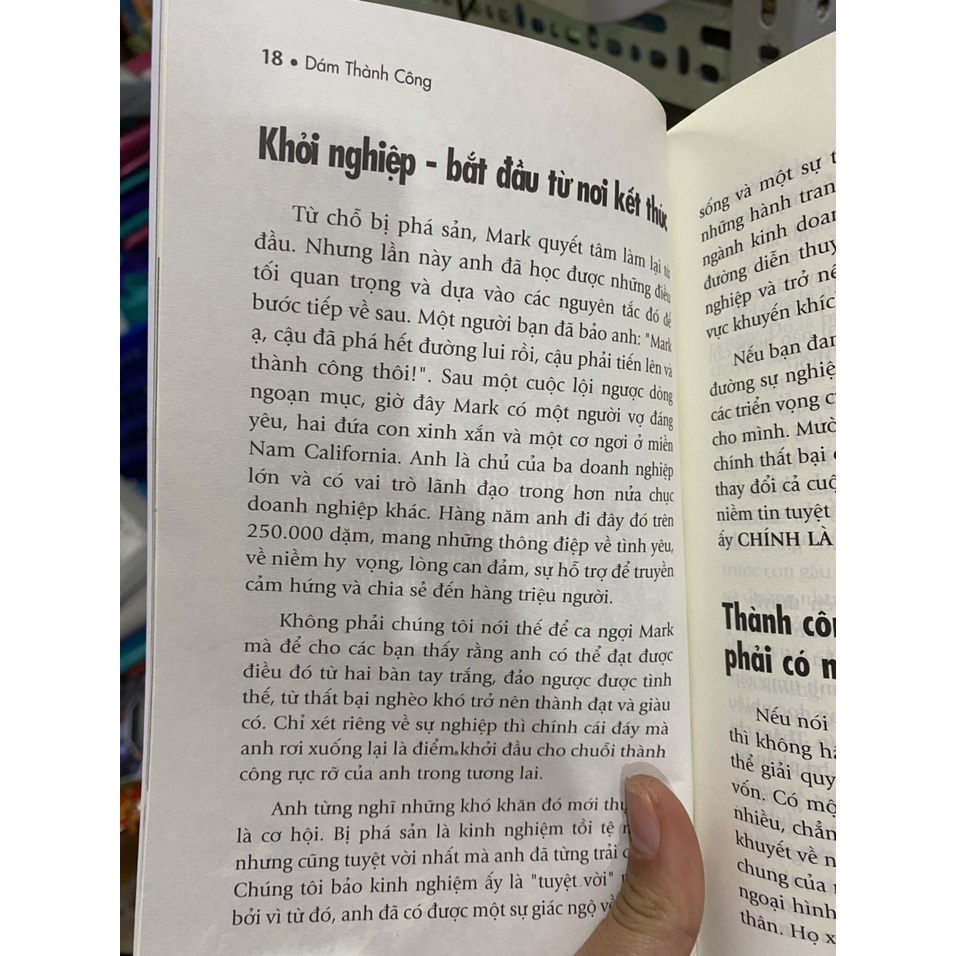 Sách Dám thành công tái bản 2021 ( First News )