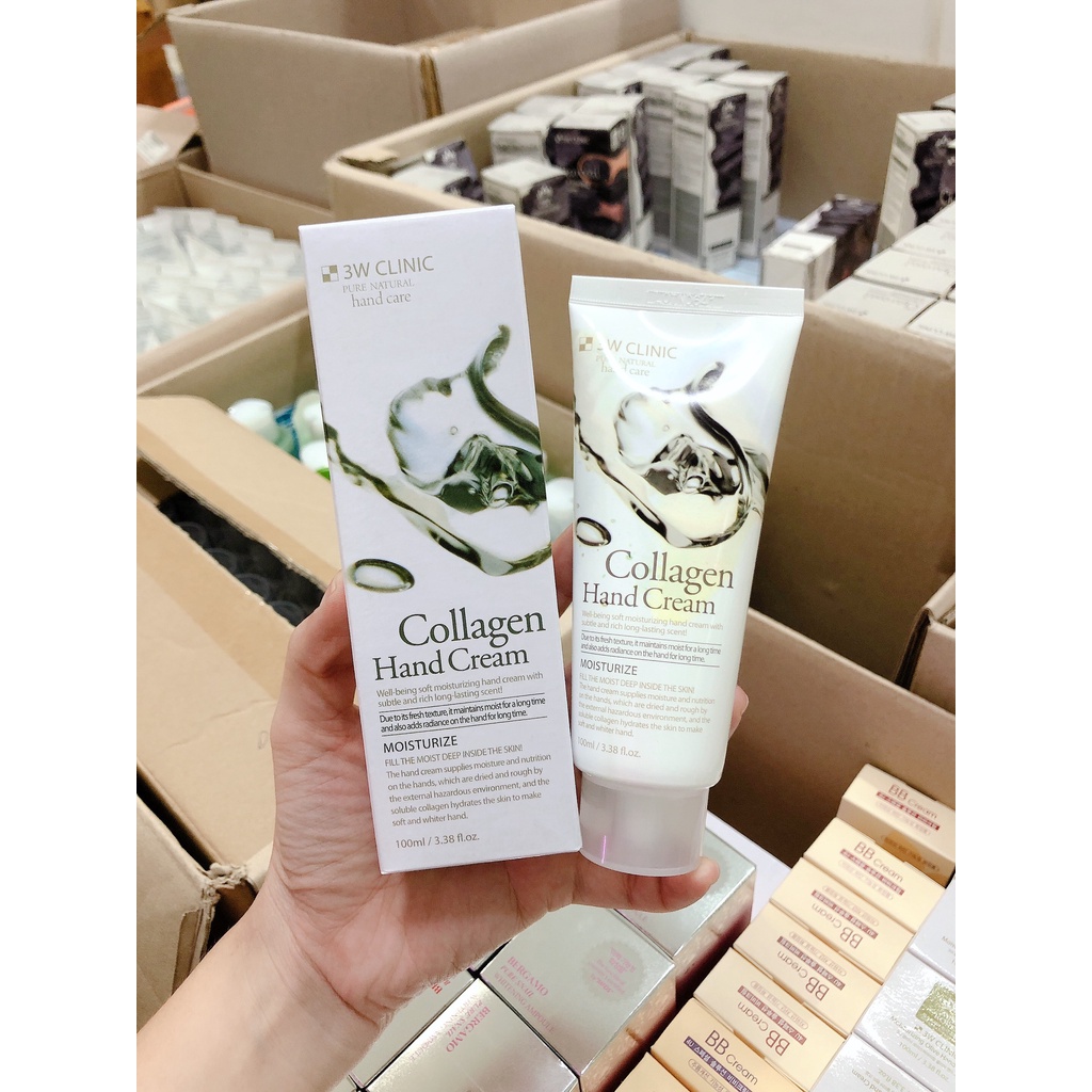 Kem dưỡng da tay 3W Clinic Hand Cream 100ml