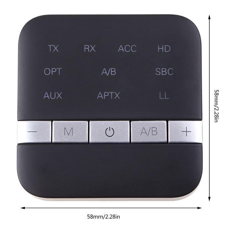 Thiết bị truyền nhận tín hiệu âm thanh Bluetooth 5.0 2 trong 1 QUU CSR8675 APTX