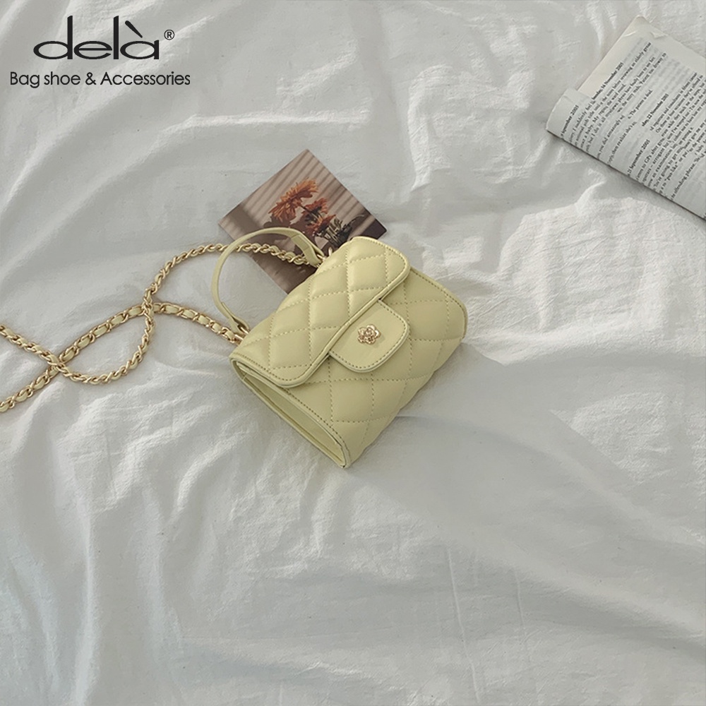 Dela Túi Xách Đeo Vai Kiểu Vuông Nhỏ Thời Trang Mùa Hè Mới Chất Lượng Cao