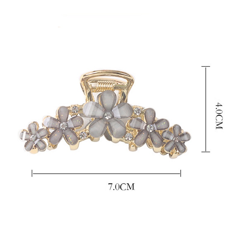 Kẹp Tóc Hình Hoa Bằng Kim Loại JP5