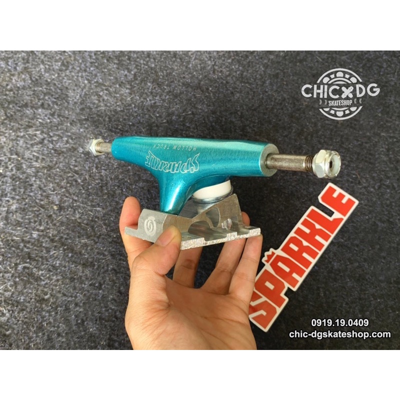 Trục ván trượt Sparkle Ultralight Double Hollow 5.25&quot; - Professional Skateboard truck Sparkle Ultra-light