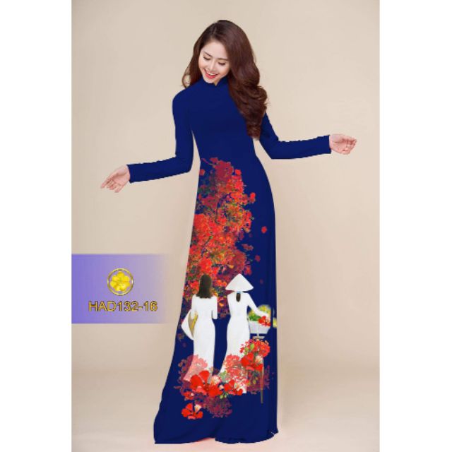 Vải áo dài 3d