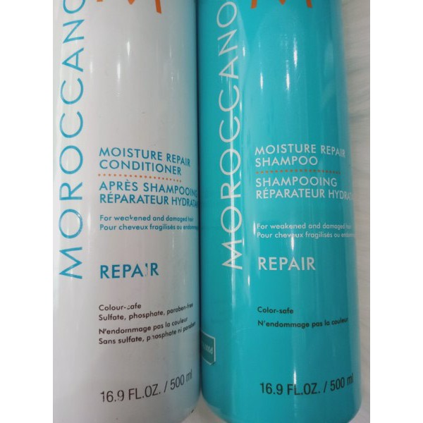 MOROCCANOIL ] DẦU GỘI XẢ PHỤC HỒI ĐỘ ẨM MOROCCANOIL REPAIR 1000ML CHÍNH HÃNG