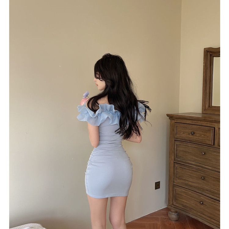 Đầm Ren Trễ Vai Thiết Kế Mới Quyến Rũ Thời Trang Dành Cho Nữ