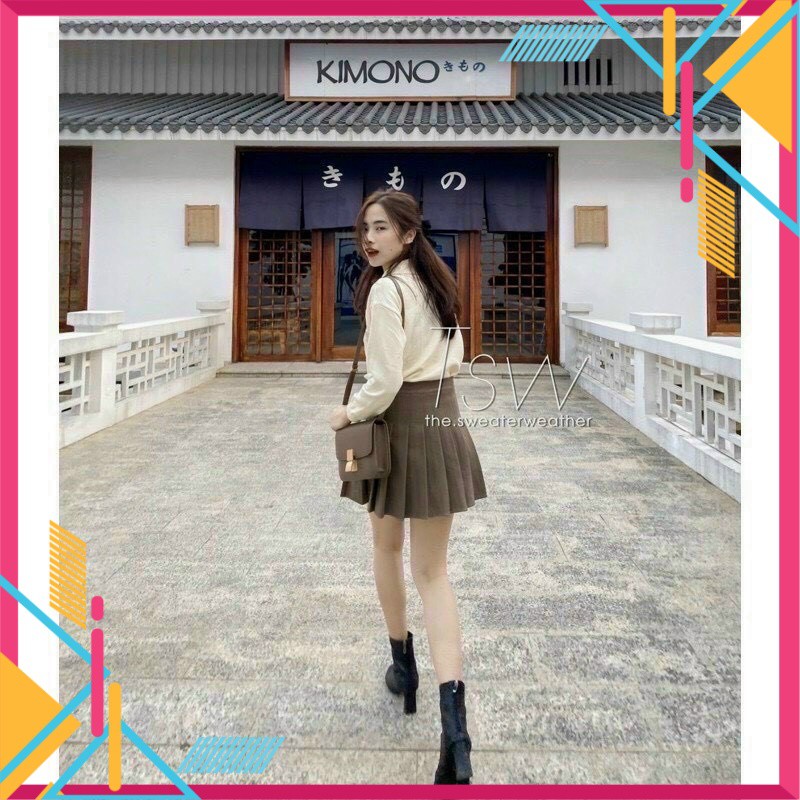 Chân váy tennis, Chân váy xòe xếp ly siêu hot ( full video)