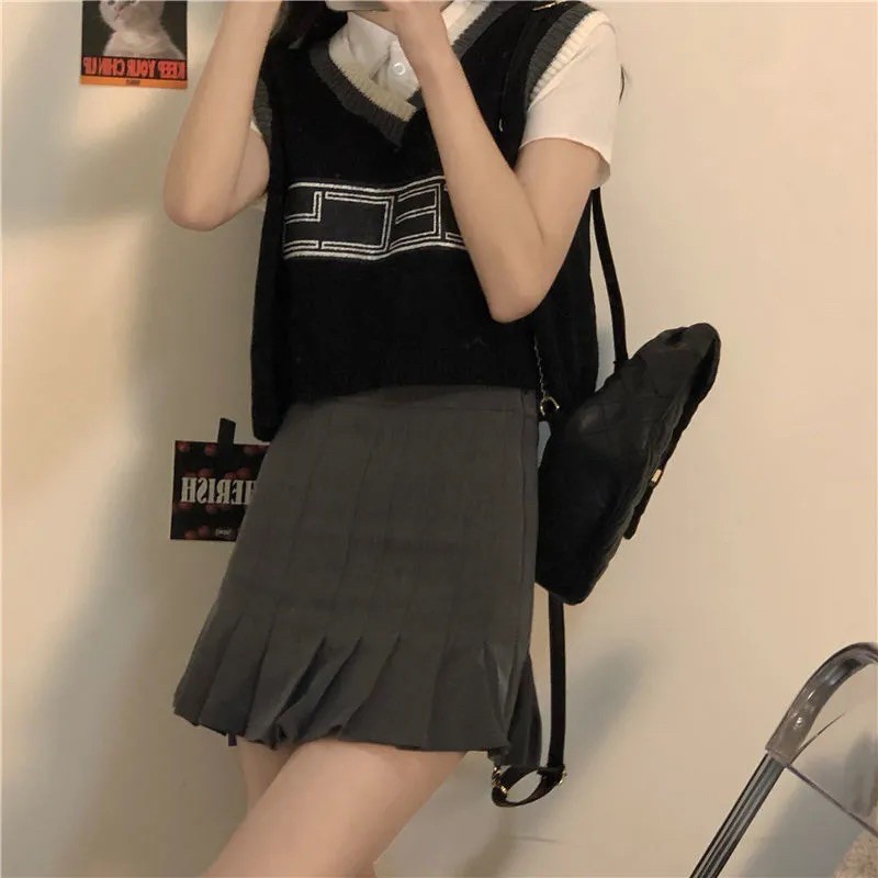 ÁO GILE DÁNG NGẮN HOẠ TIẾT BASIC