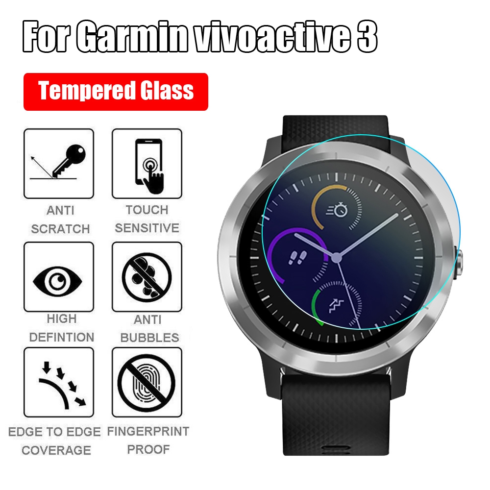 Set 3 Đồng Hồ Thông Minh Suchen 2.5d 9h Hd Cho Garmin Vivoactive 3