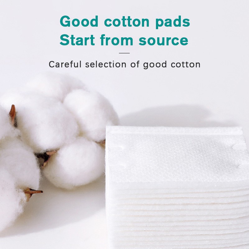 Bộ 20 miếng bông làm đẹp hình vuông 3 lớp mềm mại tiện lợi