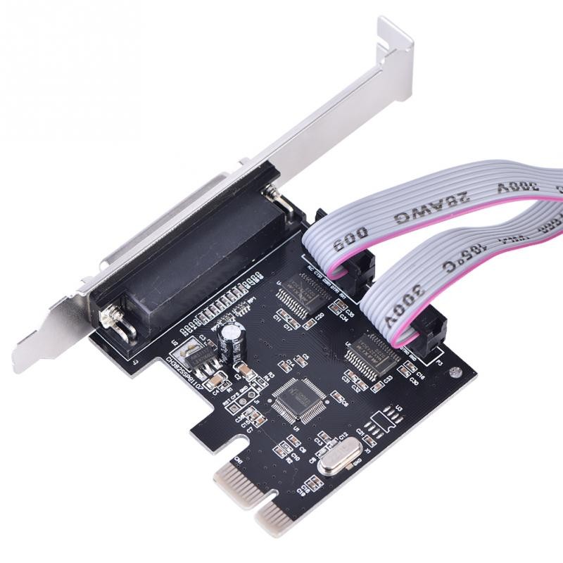 Card Chuyển Đổi Pci-e Sang 2 Db9 Rs232 Serial Port + 1 Db25