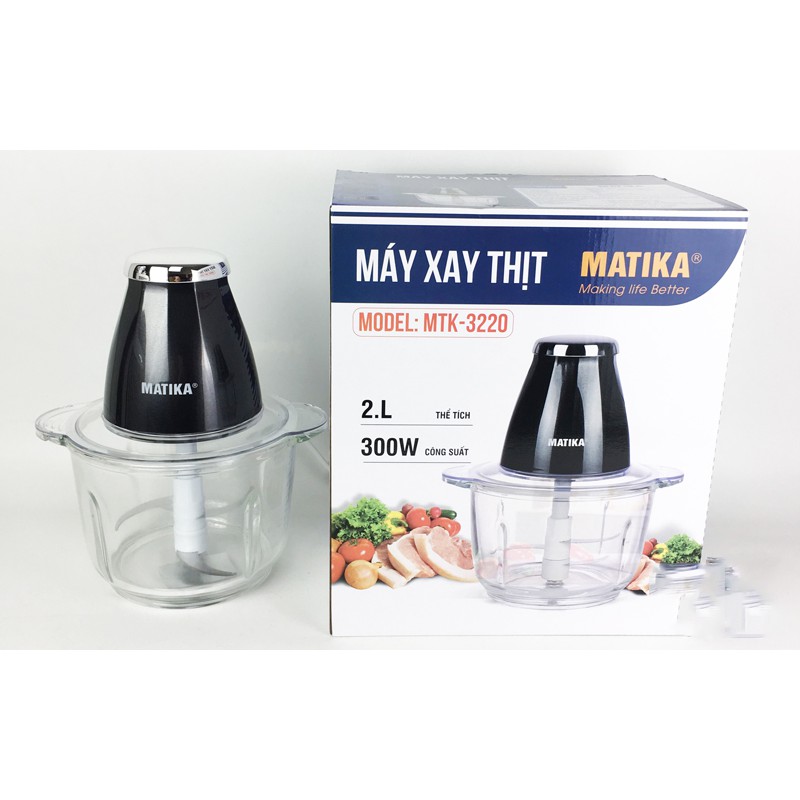 Máy xay thịt cao cấp Matika MTK-3220