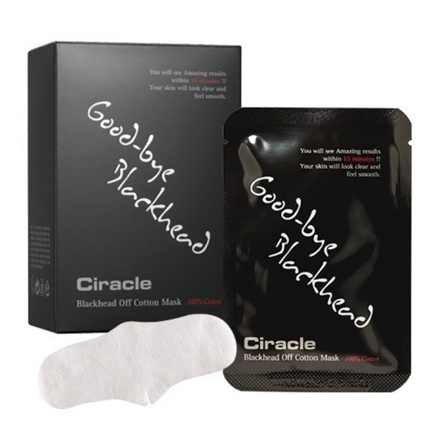 Miếng dán đẩy mụn mũi Ciracle Blackhead Off Cotton Mask