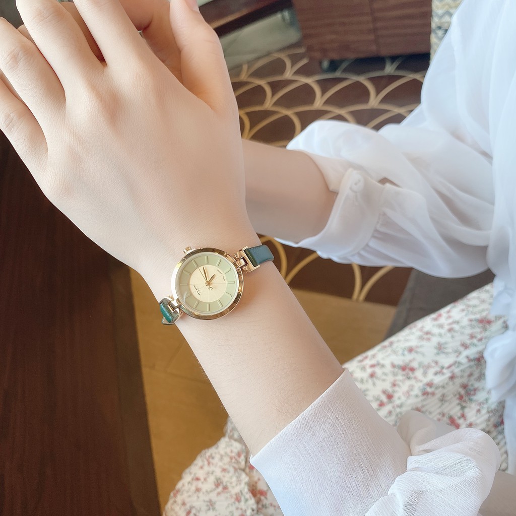 Đồng Hồ Julius Nữ Hàn Quốc JA-864 Xanh Rêu | BigBuy360 - bigbuy360.vn