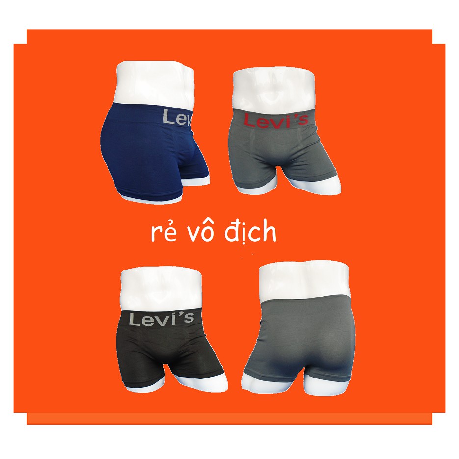 Combo 5 Quần  Boxer _ sịp đùi _ quần lót nam co giãn 4 chiều FREE size