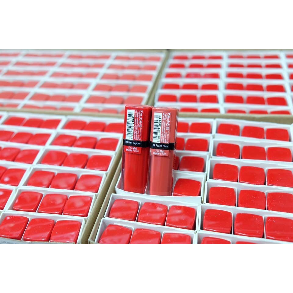 Son Kem Màu: 20 Cam Đỏ Bourjois Rouge Edition Velvet Chính Hãng.