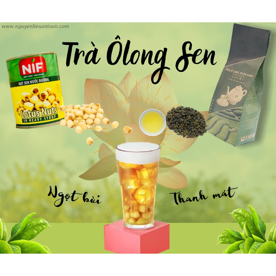 Hạt Sen Ngâm Nước Đường NIF Hộp 560gr