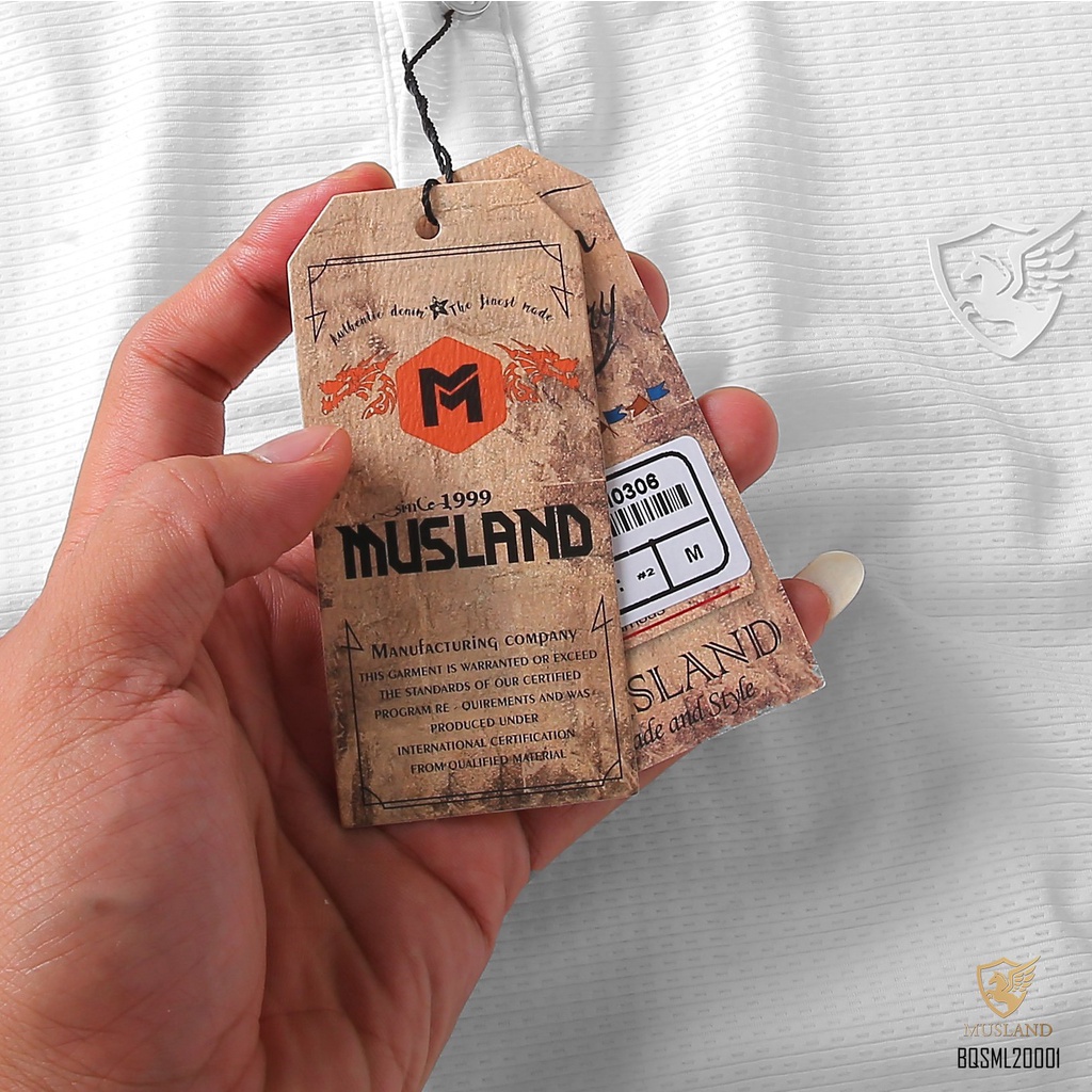 Áo Polo Nam MUSLAND Active Cao Cấp APML20006 - Áo Polo Siêu Thoáng Mát, Thấm Mồ Hôi, Bền Màu | BigBuy360 - bigbuy360.vn