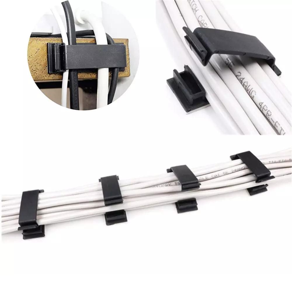 Set 10 Kẹp Cố Định Dây Cáp Gọn Gàng Tiện Dụng