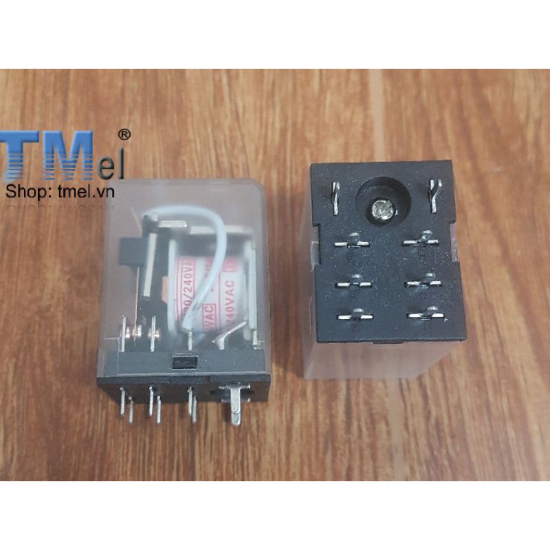 Relay motor cửa cuốn 8 chân hàn 12V - 24V - 220V