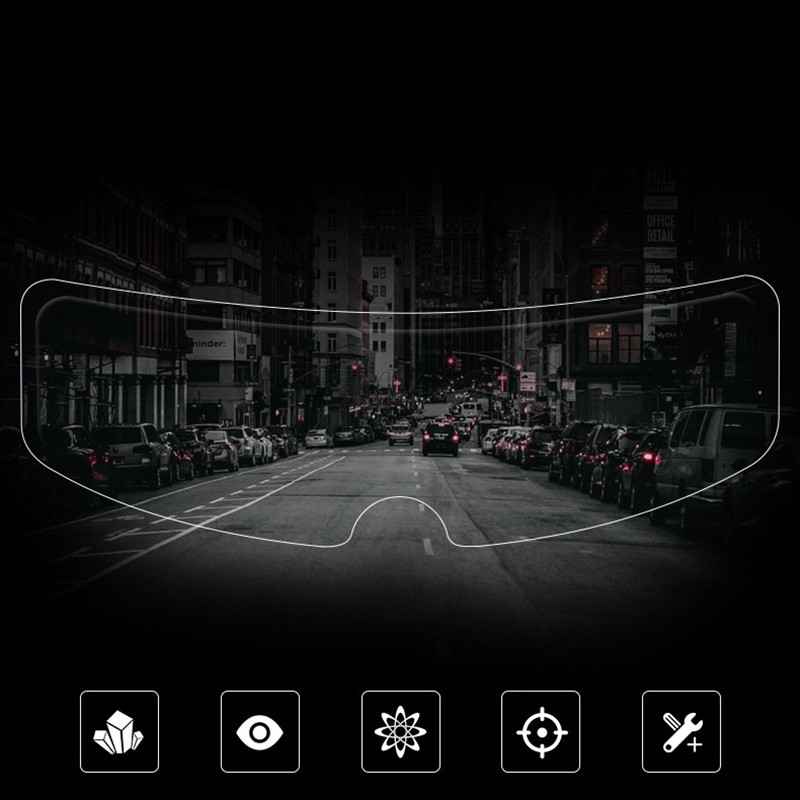 Bộ Miếng Dán Chống Sương Mù Cho Xe Mô Tô